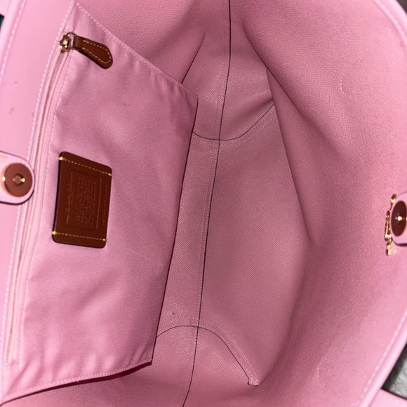 Coach Powder Pink Signature Tote - Picture 6 of 9